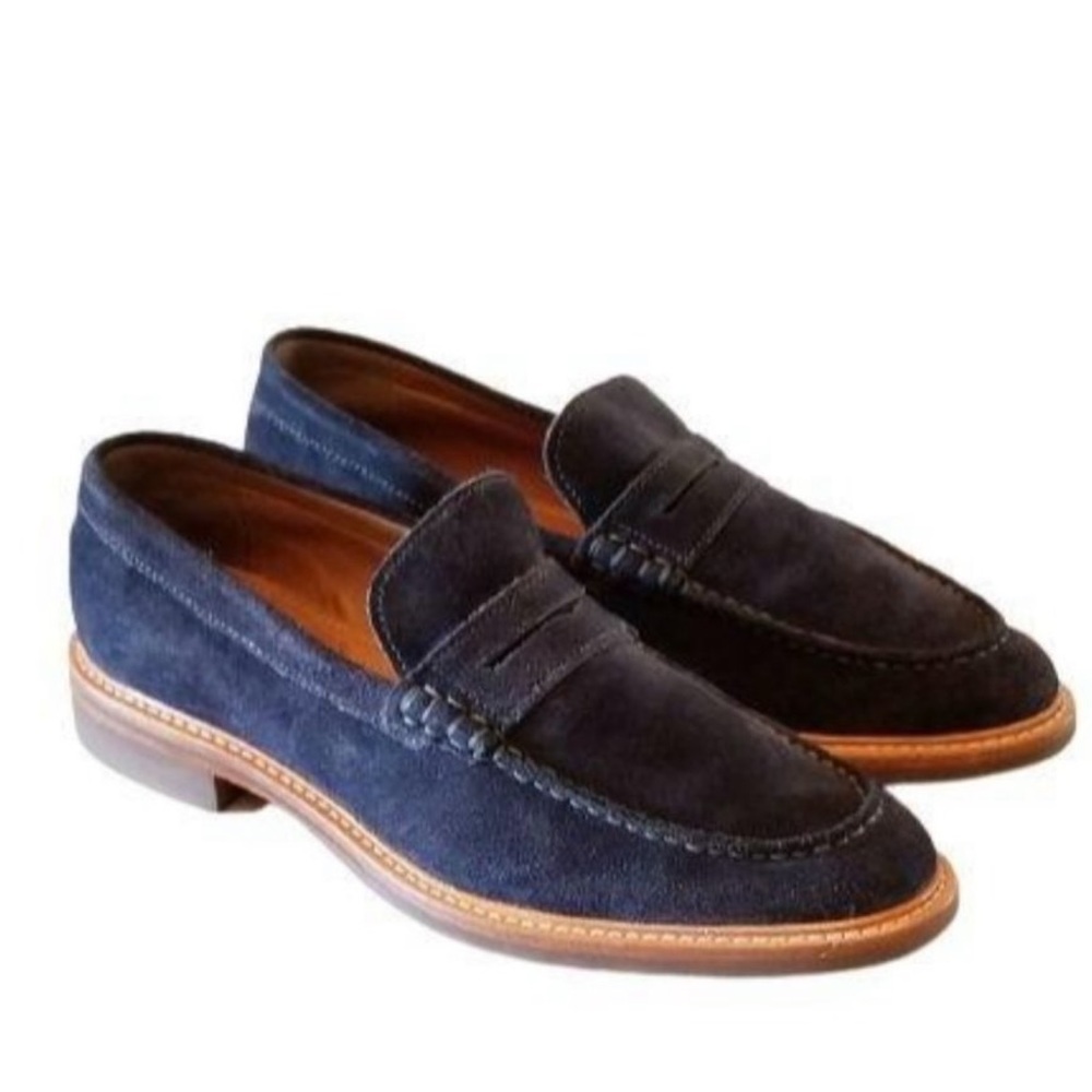 Gordon Rush Suede Leather Liam Loafers Shoes Mens NWT and Box sz91/2